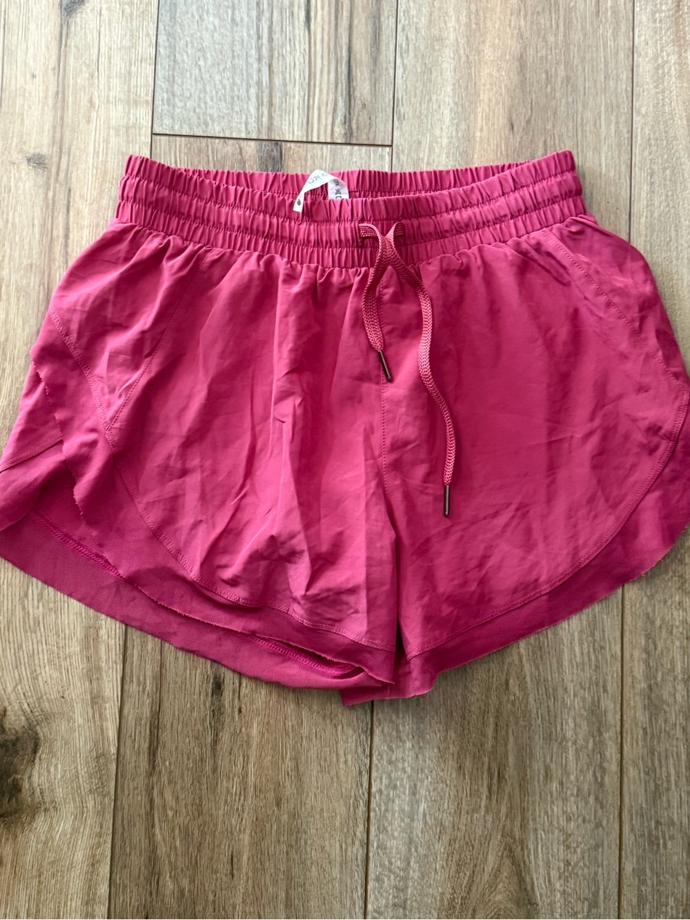 Women’s Pink Athletic Shorts - Lightweight Drawstring